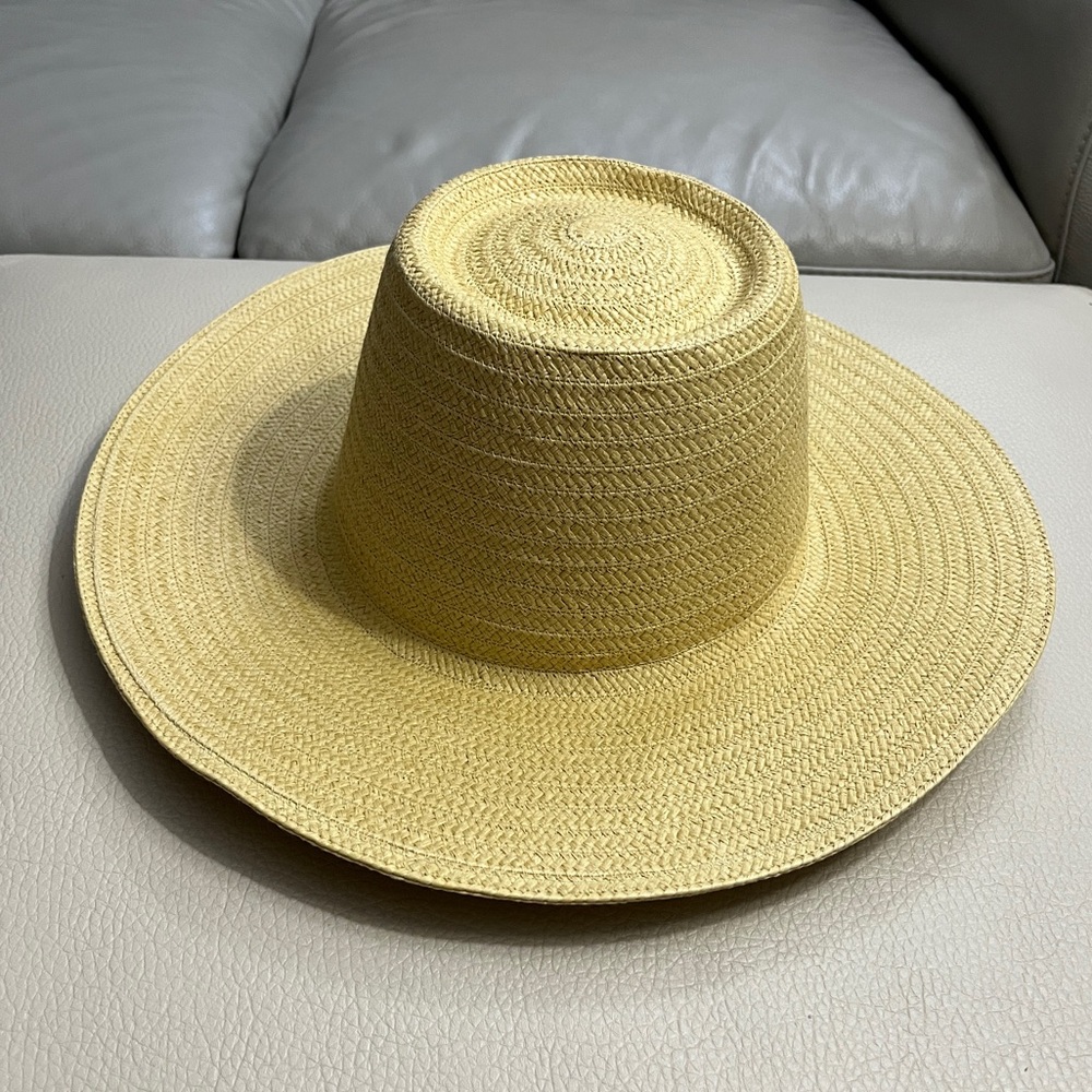 NWT - Brixton Adult Napa Sun Protection UPF 50+ Straw Hat - Size L/XL
